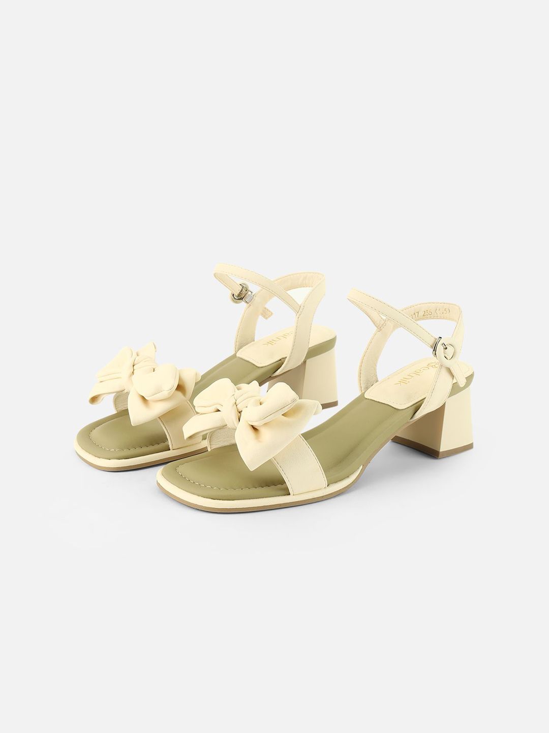 Beatnik Block Pumps with Bows-picture-9