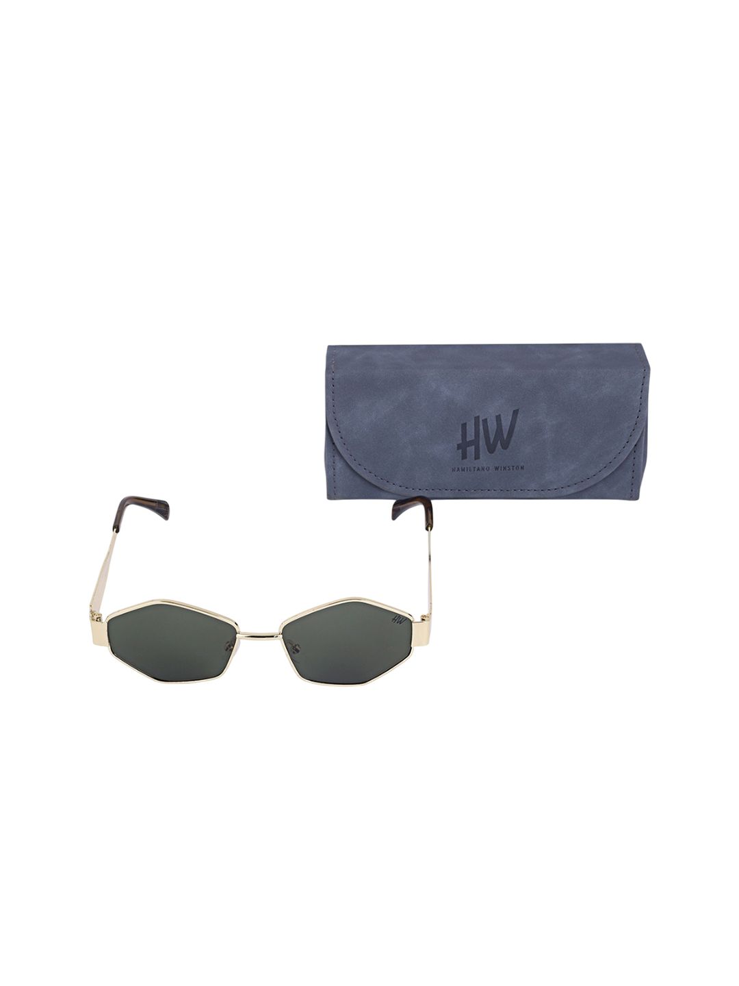 HAMILTANO WINSTON Women Hexagon Green UV Protected Sunglasses SKU127-picture-25