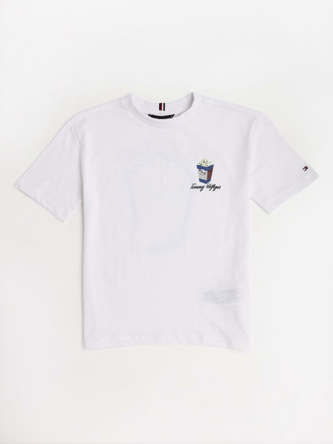 Tommy Hilfiger Boys Graphic Printed Round Neck Pure Cotton Relaxed Fit T-shirt-picture-37