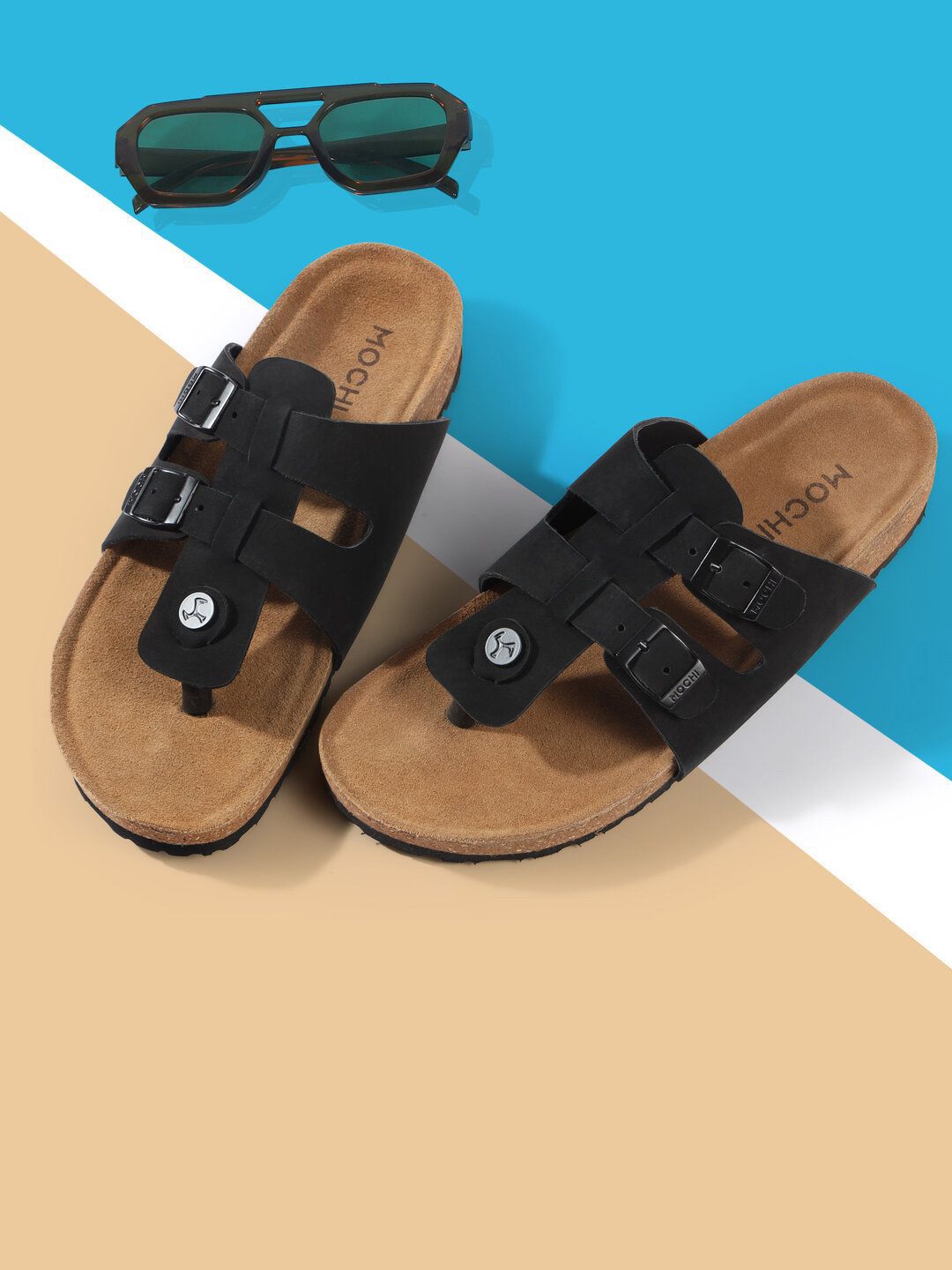 Mochi Leather Comfort Sandals-image-4