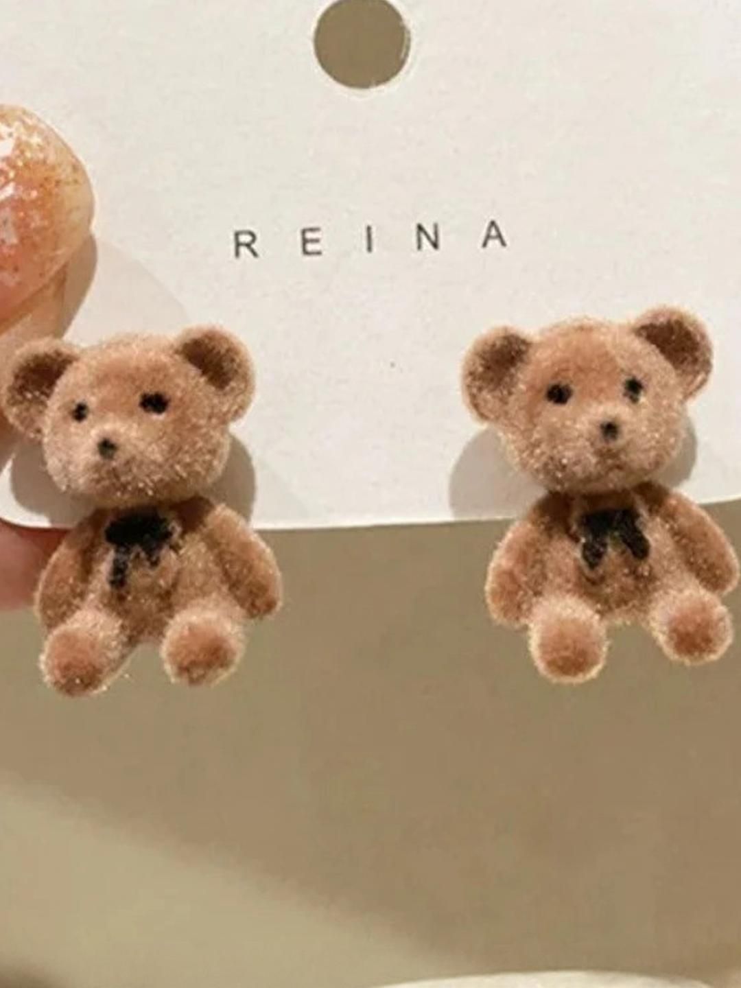 AKISON JEWELS Teddy Shaped Earrings-image-13