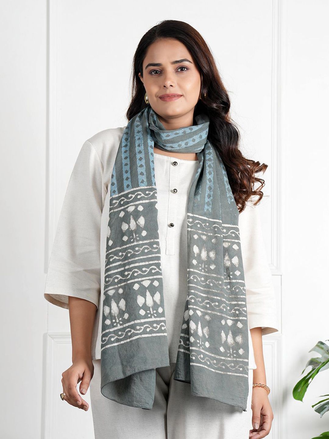 Style Shoes Printed Cotton Scarf-picture-40