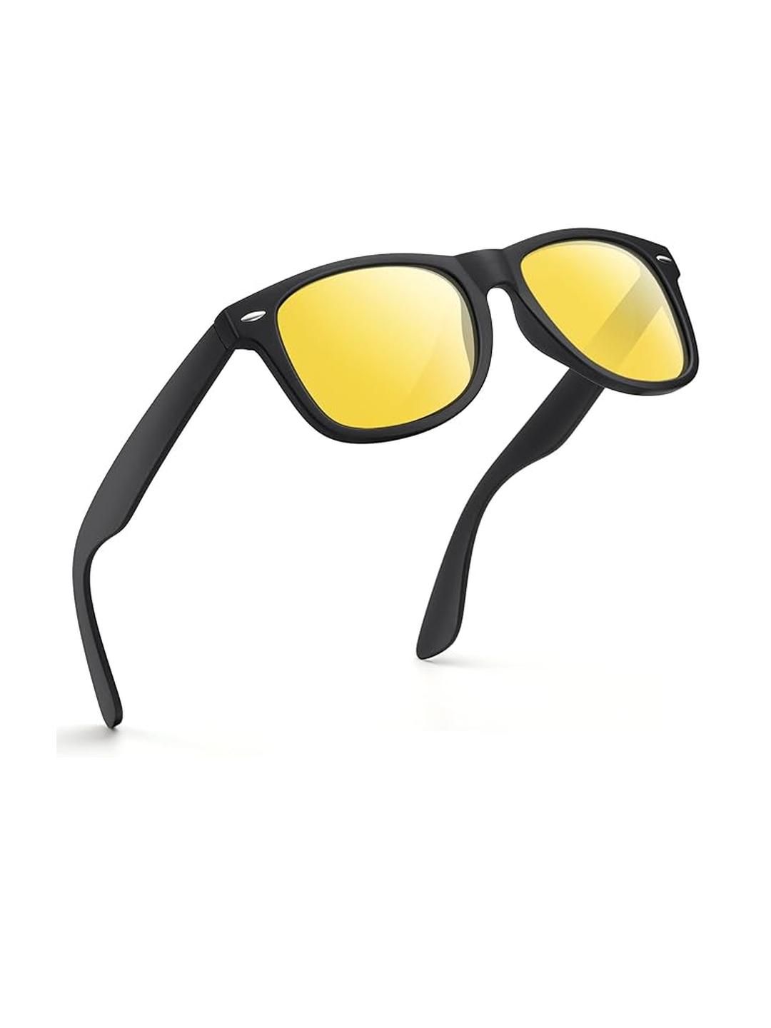 Arzonai Black Lens & Black Square Sunglasses With UV Protected Lens-image-16