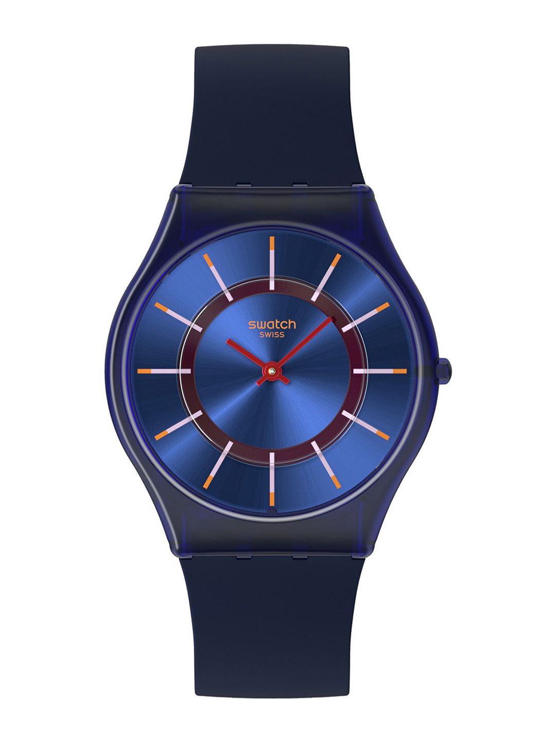 Swatch Unisex Mother of Pearl Dial & Straps Analogue Watch SS08N117-picture-25