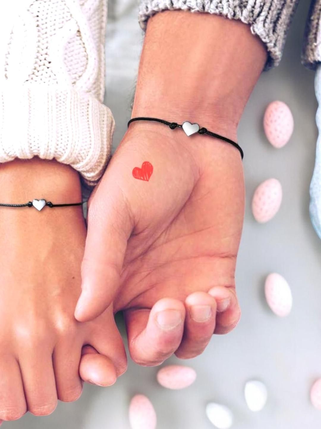 19TH JULY JEWELS Silver-Plated Fabric Bracelet-picture-30