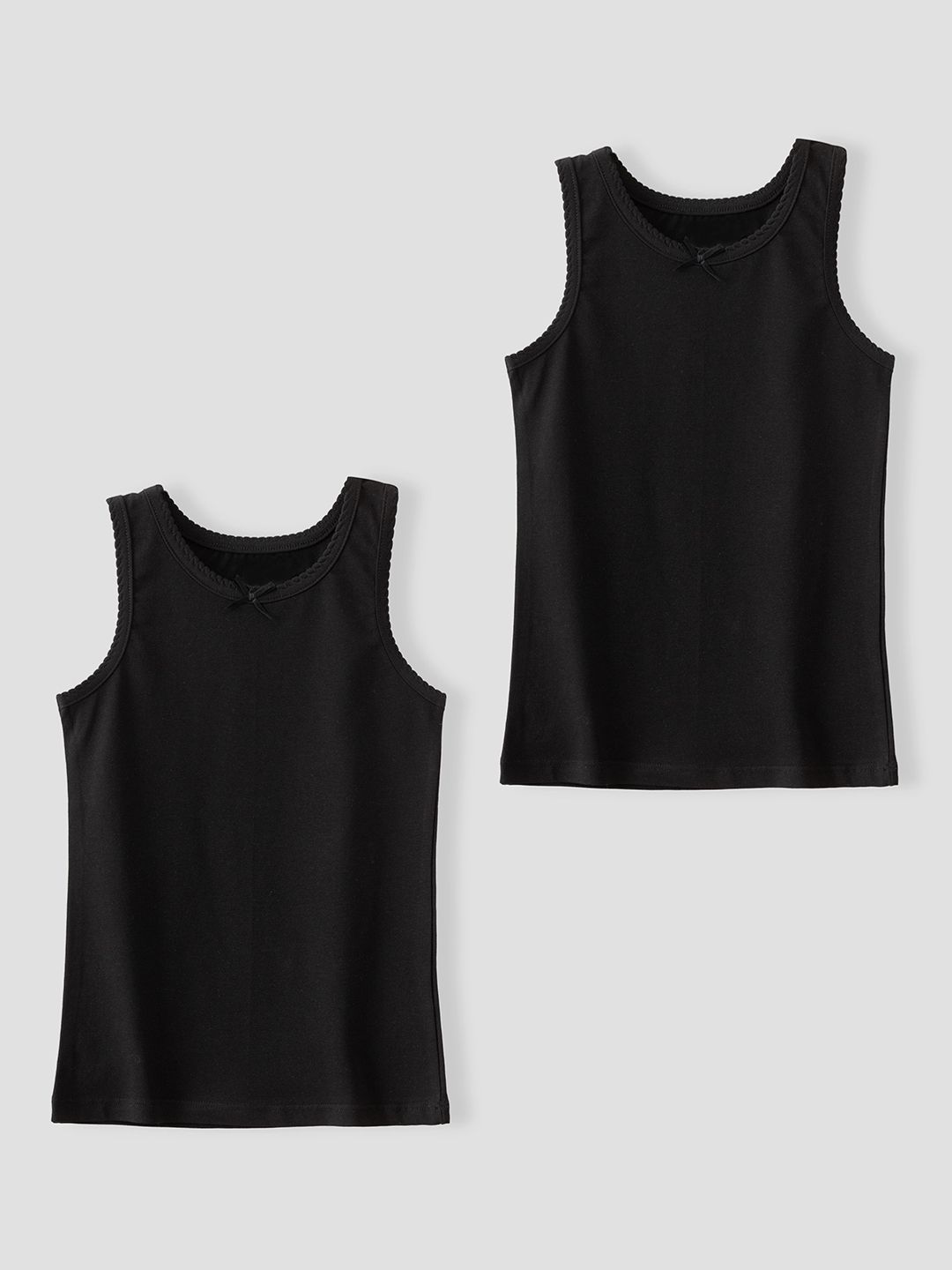 YUV Girls Pack Of 2 Round Neck Camisoles-picture-26