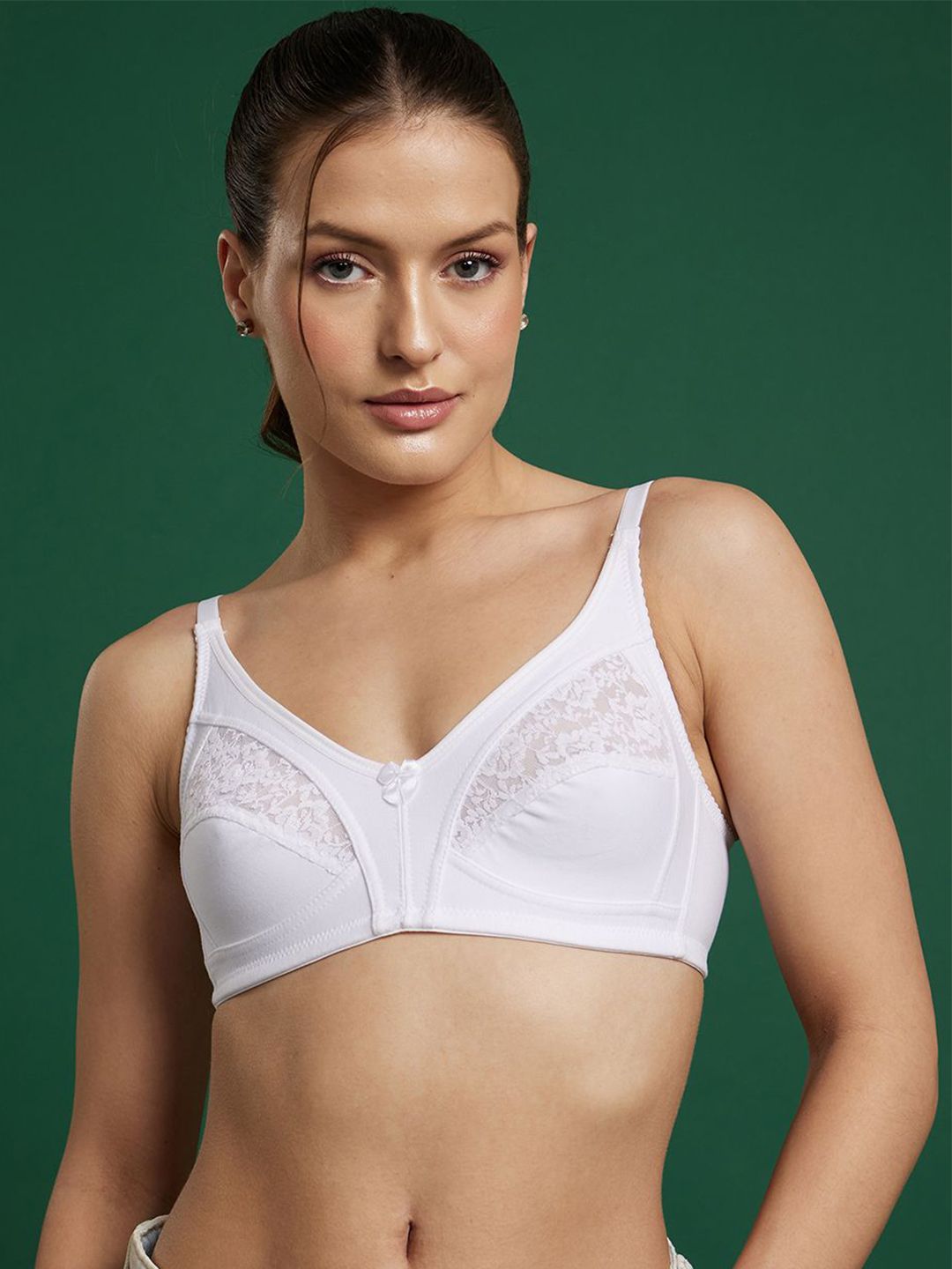 Here&Now X DREAMS Lingerie Women Floral Full Coverage Bra-picture-17