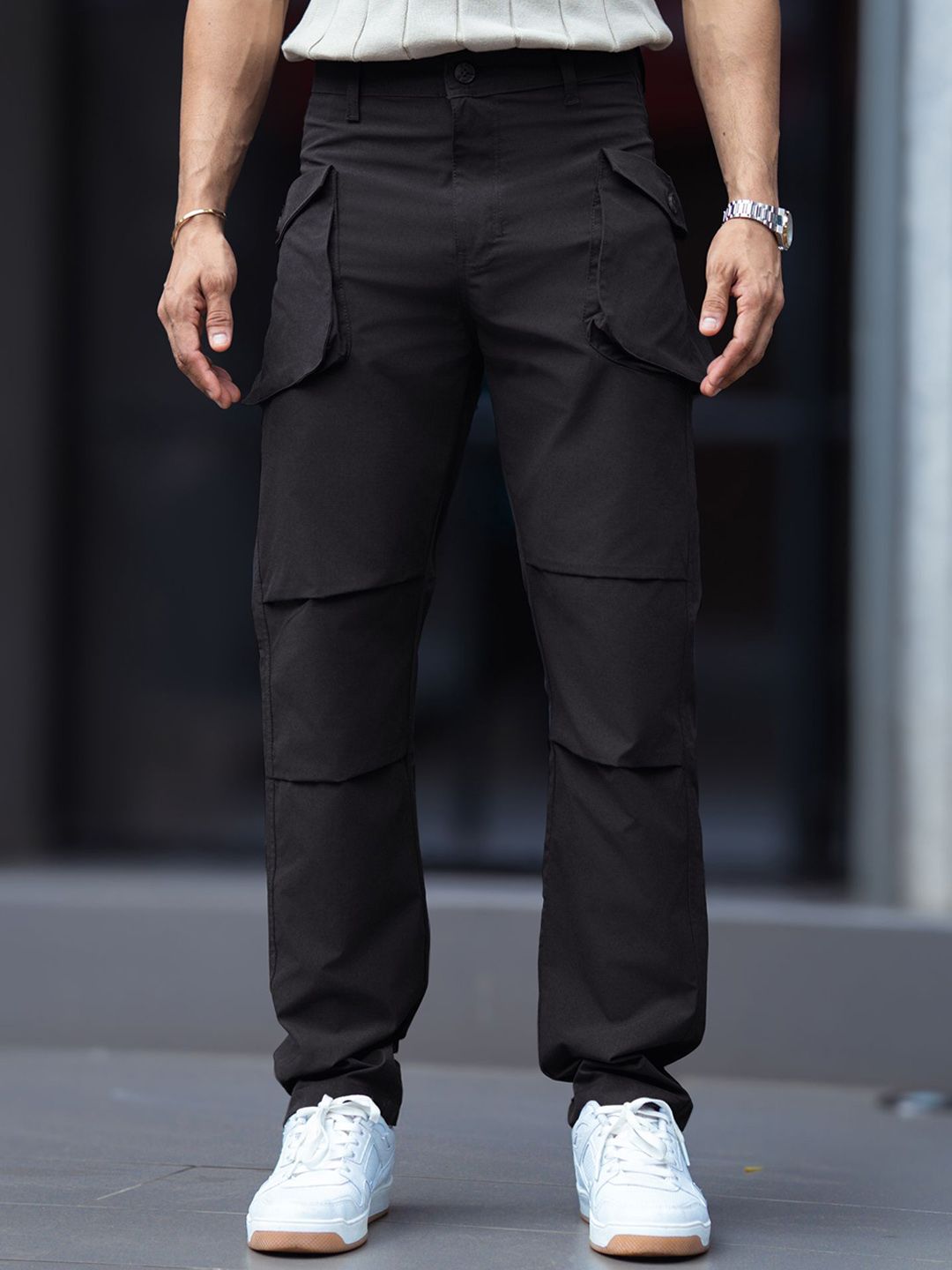 Maniac Submarine Men Comfort Regular Fit Cargos-picture-41