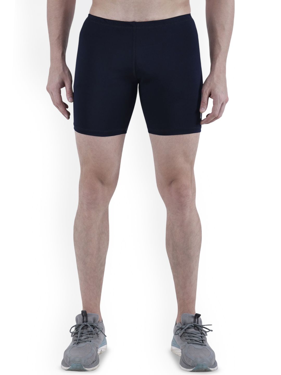 TroopLine Men Skinny Fit Sports Shorts With Brand Reflective Sticker & Dri-FIT Technology-image-1