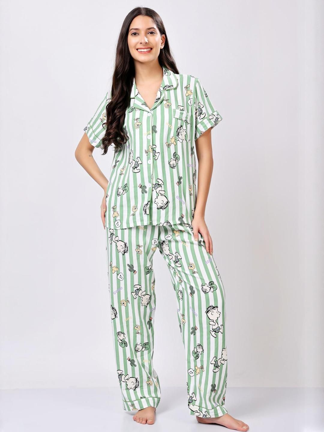 Lugo Women Printed Night suit-picture-12