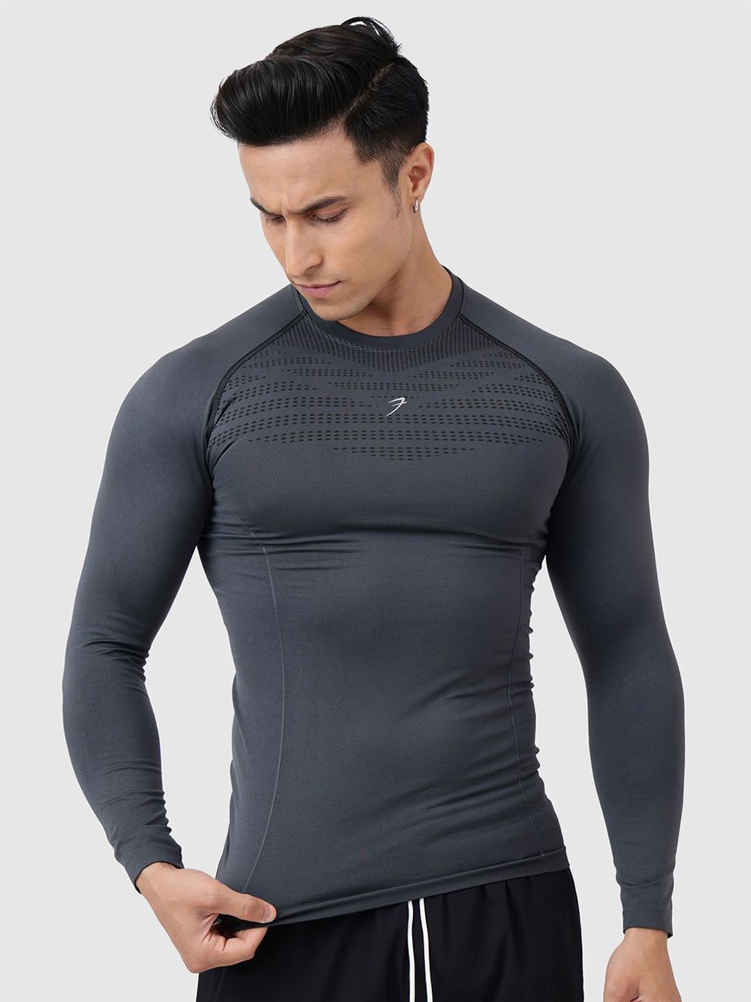 FUAARK Seamless Compression Sweat-Wicking Anti Odour Dry Fit T-Shirt-image-47