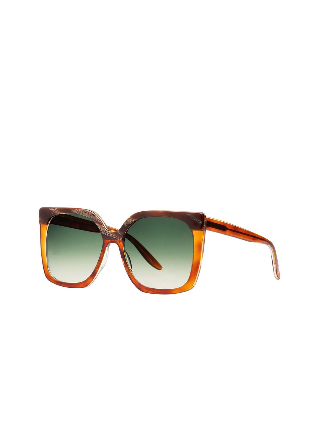 BARTON PERREIRA Women Green UV Protected Lens Brown Oversized Sunglasses-picture-11