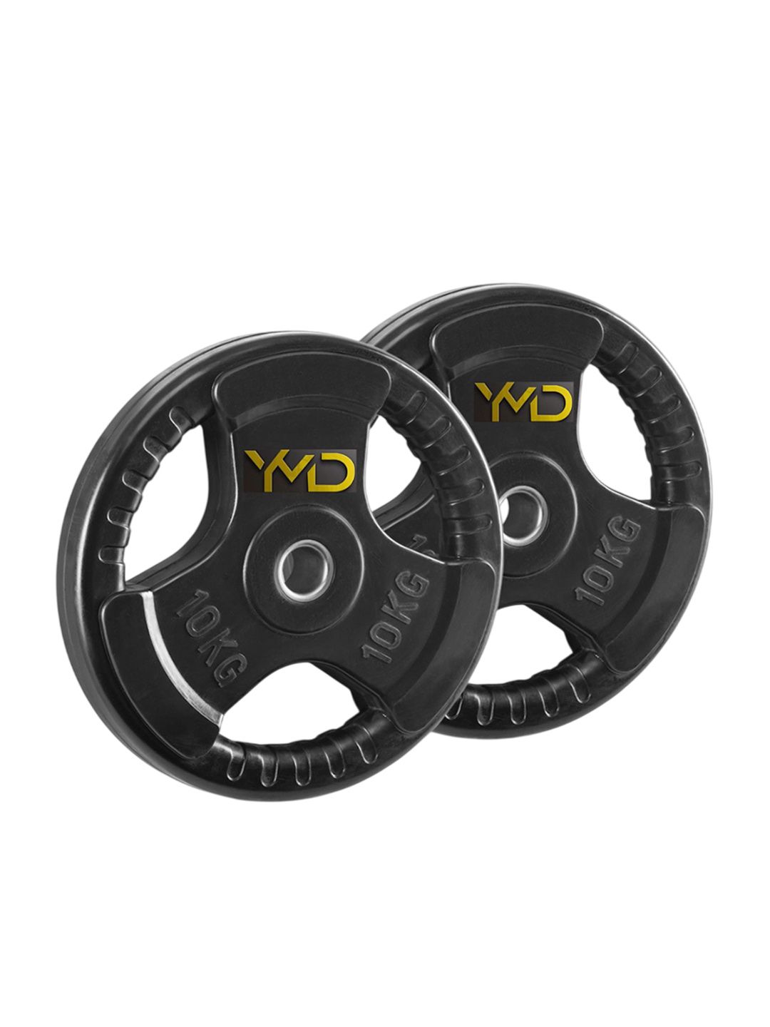 HackerX 2 Pieces Textured Olympic Bumper Plates 10Kg-picture-13