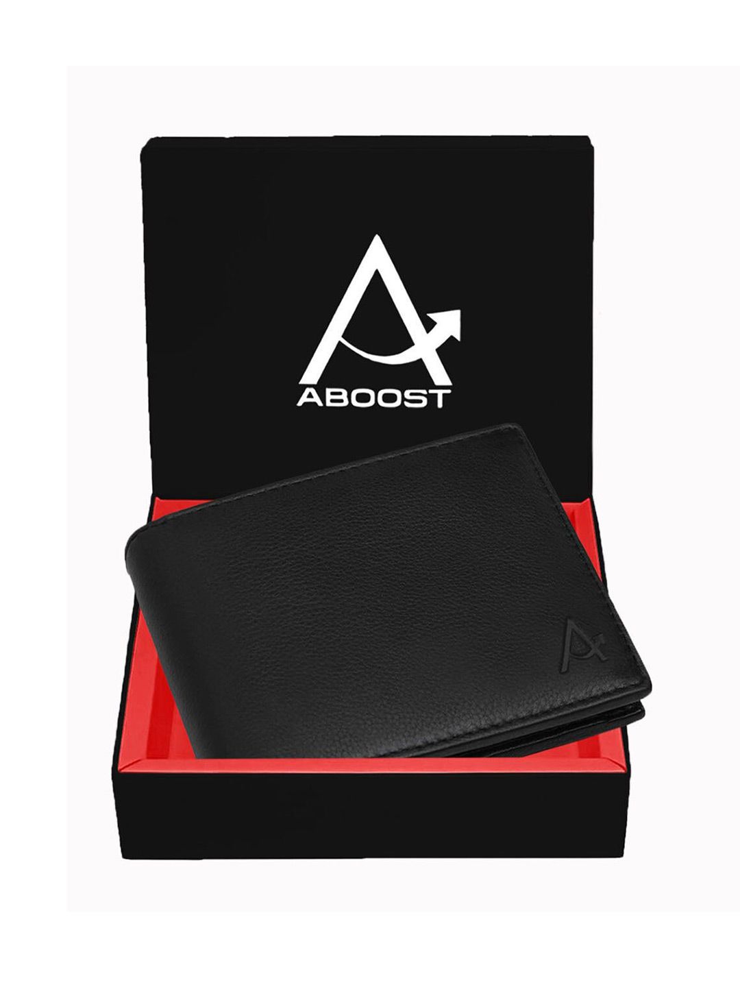 ABOOST Men Solid Leather Two Fold Wallet-image-38