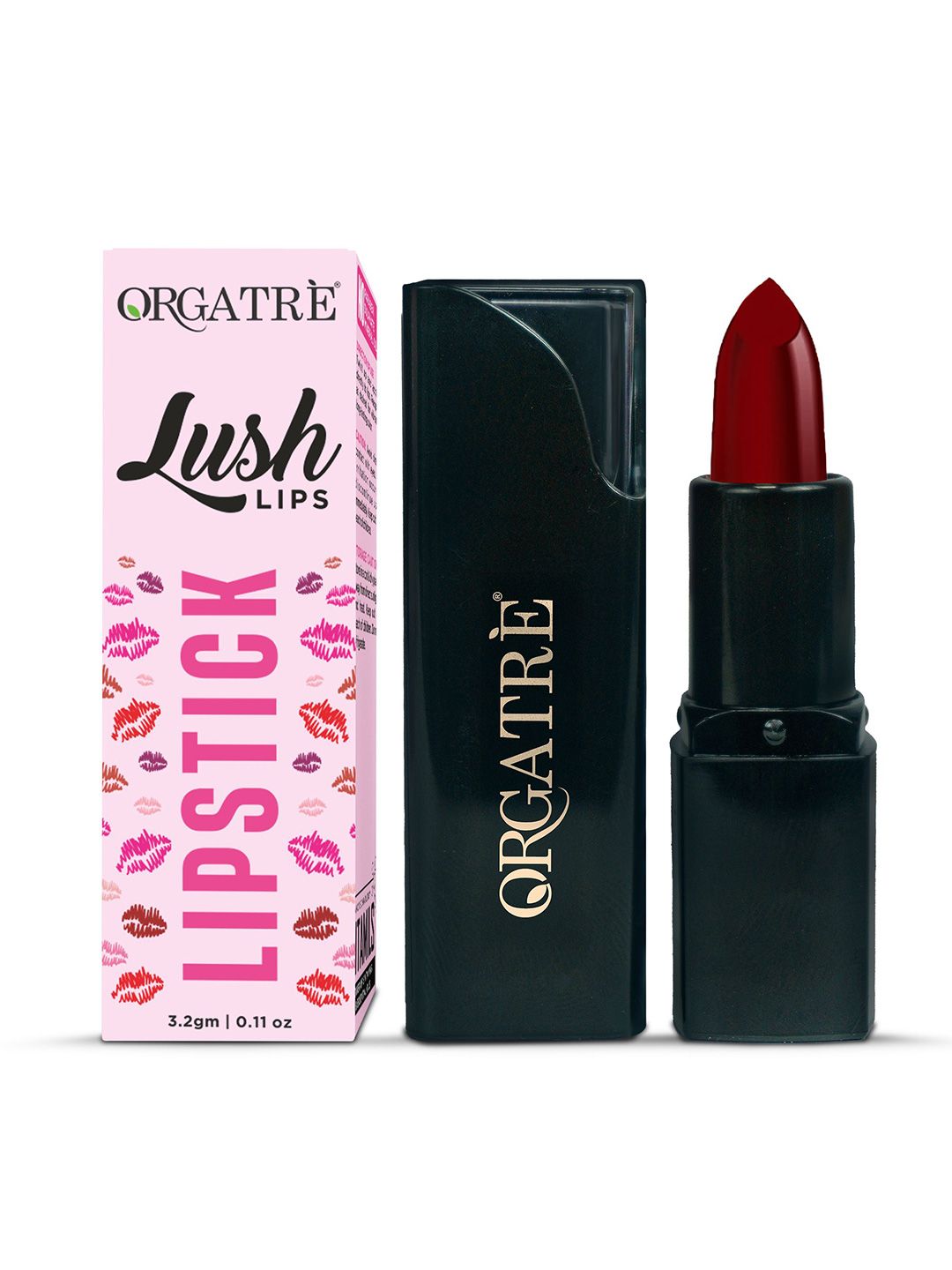Orgatre Lush Long Lasting Bullet Lipstick - 3.2 g - Garnet Berry - 41-picture-7