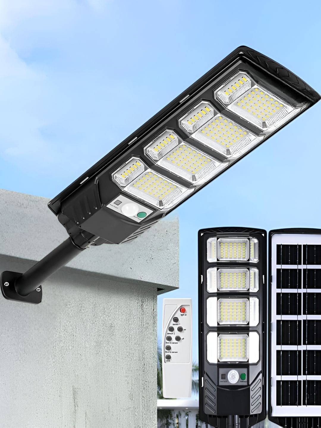 XERGY Black 200W Solar LED Street Light-picture-30