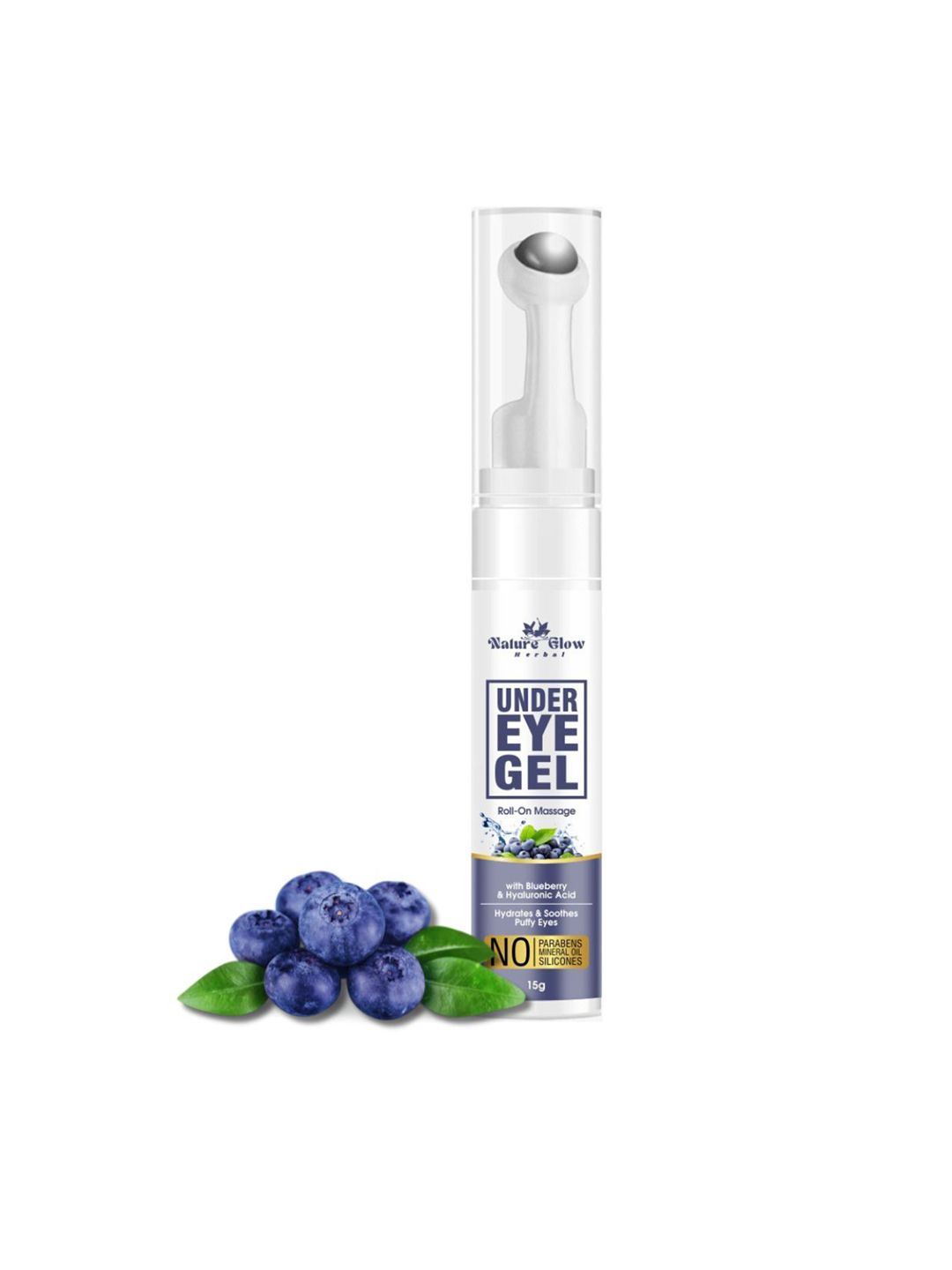 Nature Glow Herbal Under Eye Blueberry Roll On - 15 g-image-41