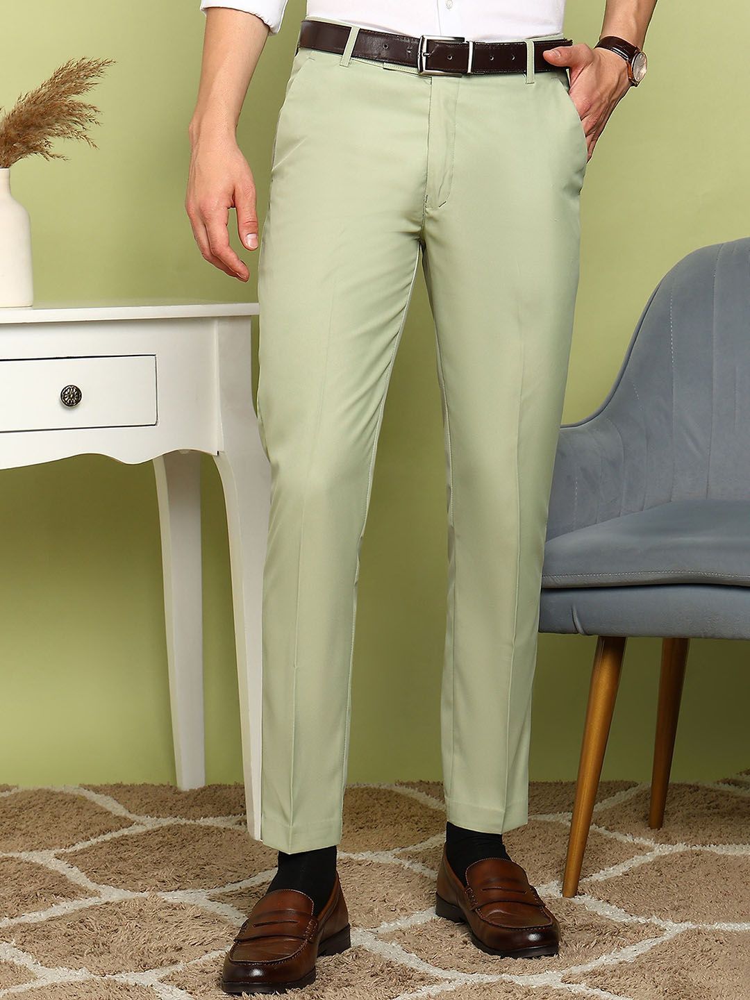 FUBAR Men Regular Fit Formal Trouser-picture-12