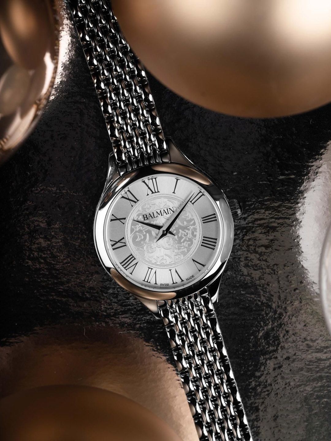 Balmain ii xs Women Dial & Stainless Steel Bracelet Style Straps Analogue Watch B49313312-picture-49