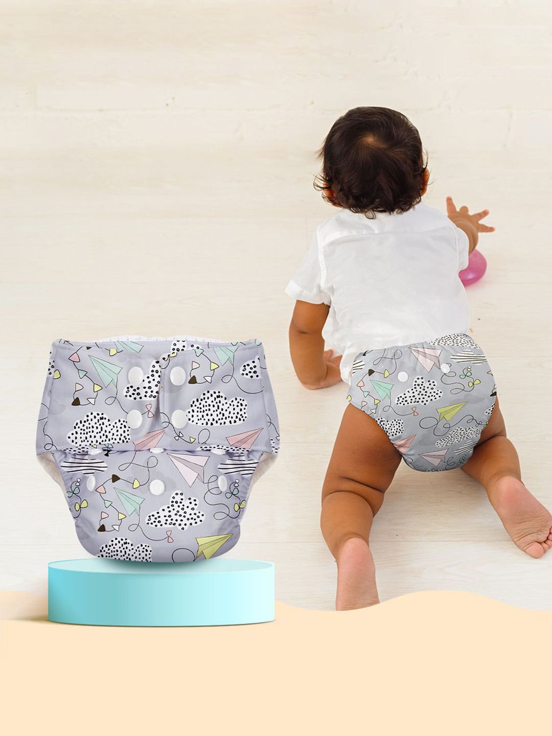 SuperBottoms Basic Set Of 2 Reusable Cloth Diapers-image-46