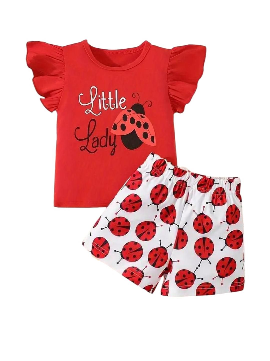 KEESOR Red Pure Cotton Clothing Set-picture-45
