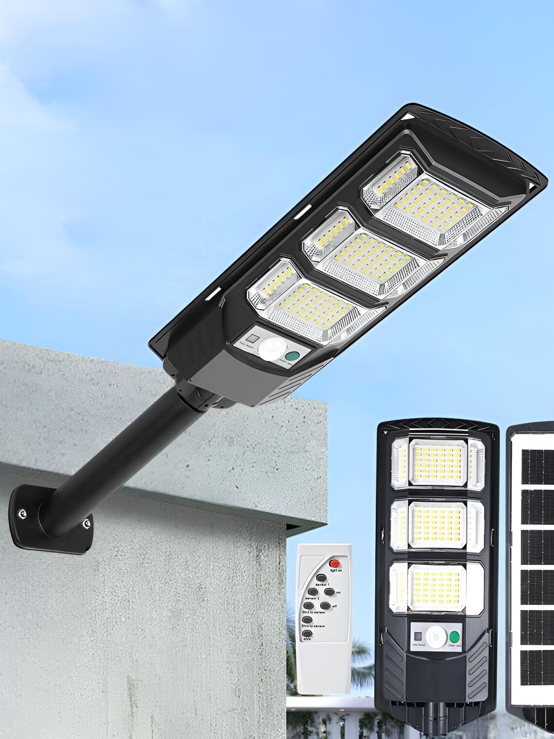 XERGY Black 100 W Solar LED Street Light-picture-24