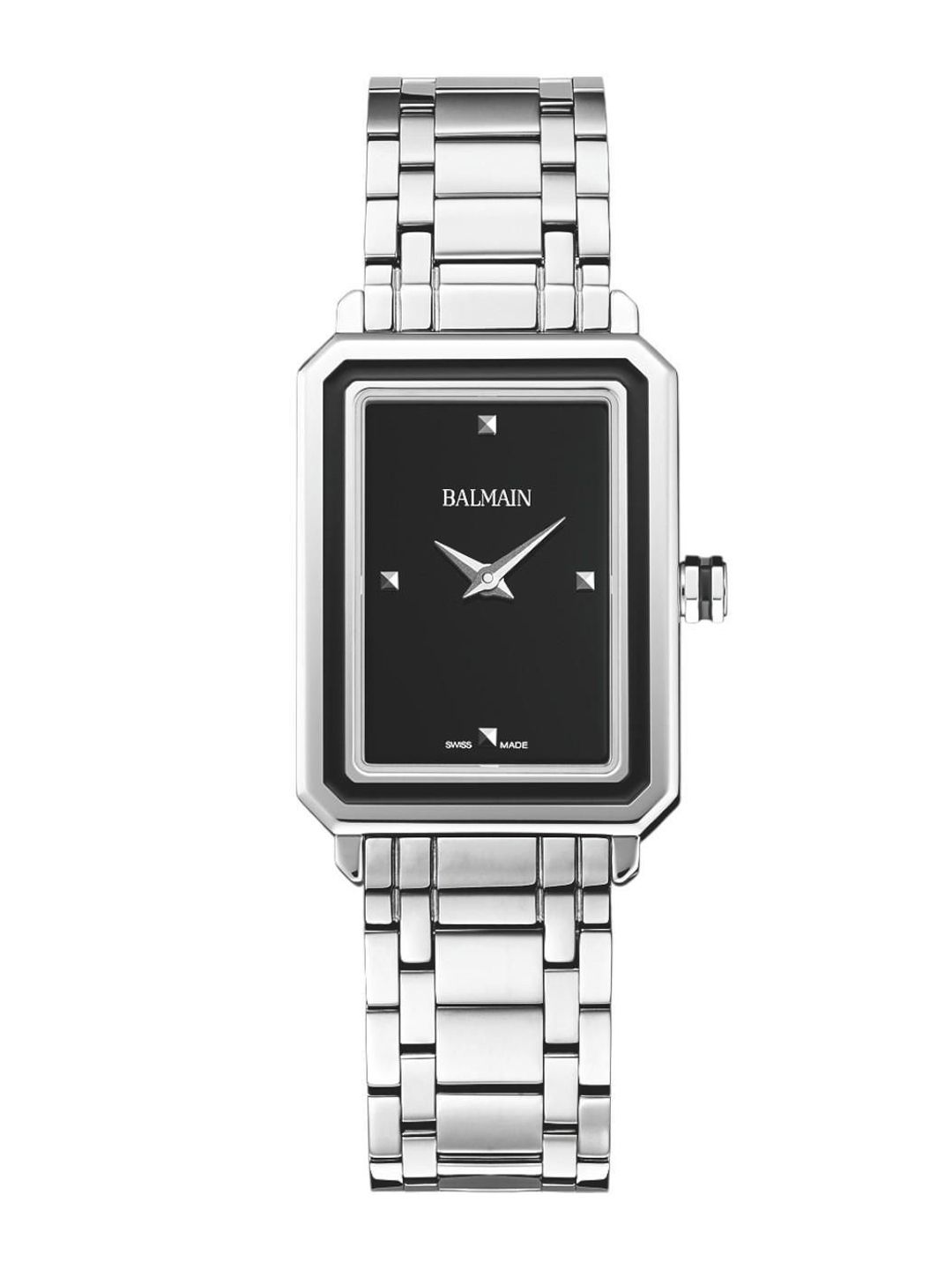 Balmain Women Square Dial & Stainless Steel Straps Analogue Watch B43913366-image-10