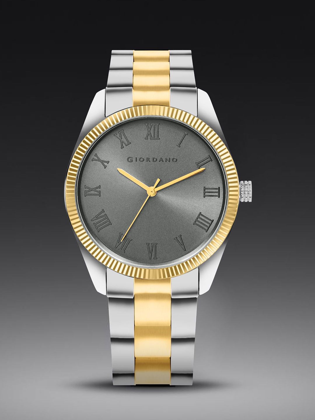 GIORDANO Men Embellished Dial & Stainless Steel Straps Analogue Watch GZ-50112-11C-picture-15
