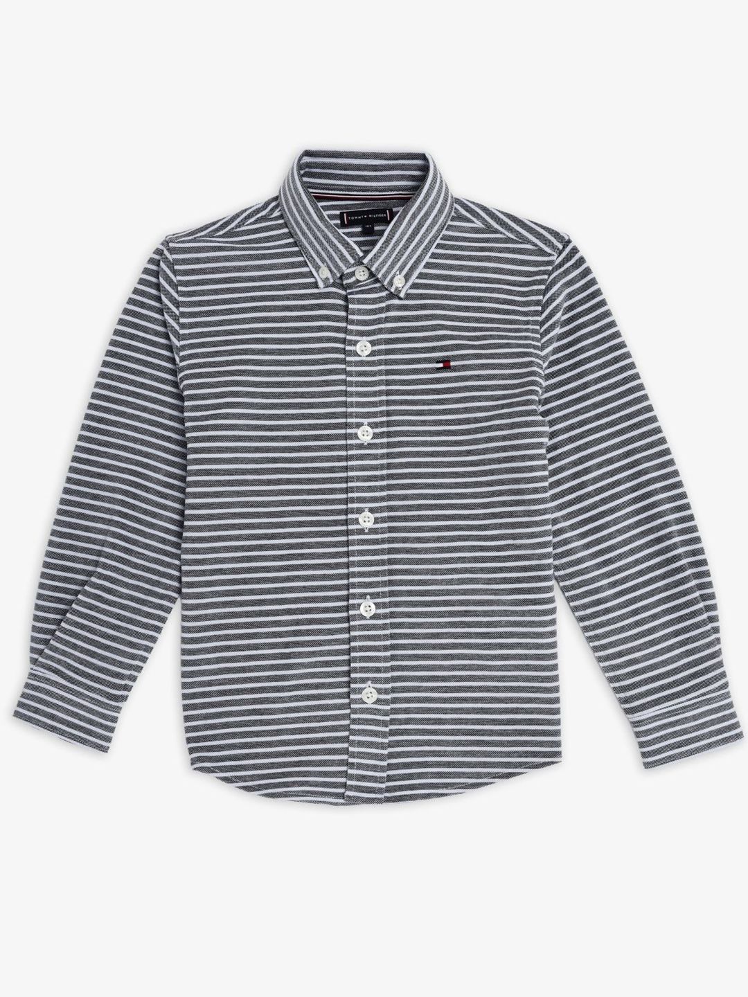 Tommy Hilfiger Boys Horizontal Stripes Striped Casual Shirt-picture-58