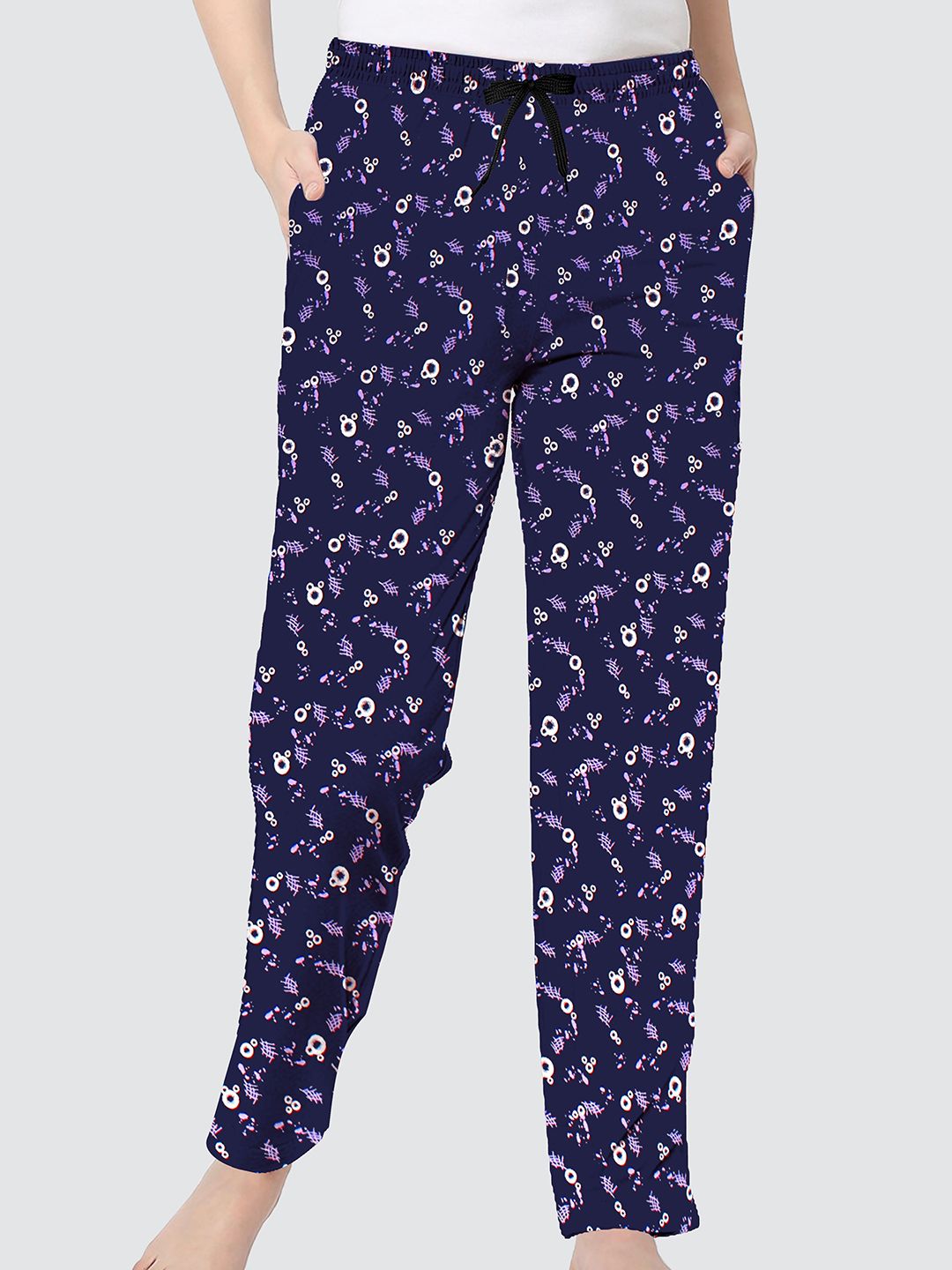 Tee Weavers Girls Printed Cotton Lounge Pants-picture-42