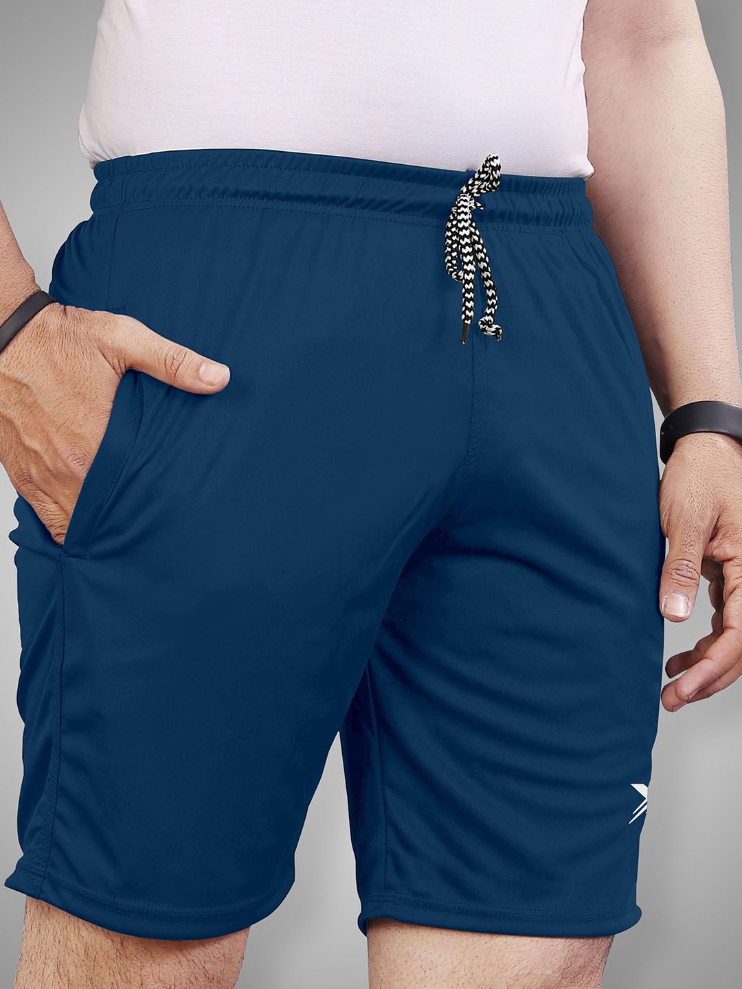 FTX Men Regular Fit Mid-Rise Sports Shorts-picture-14