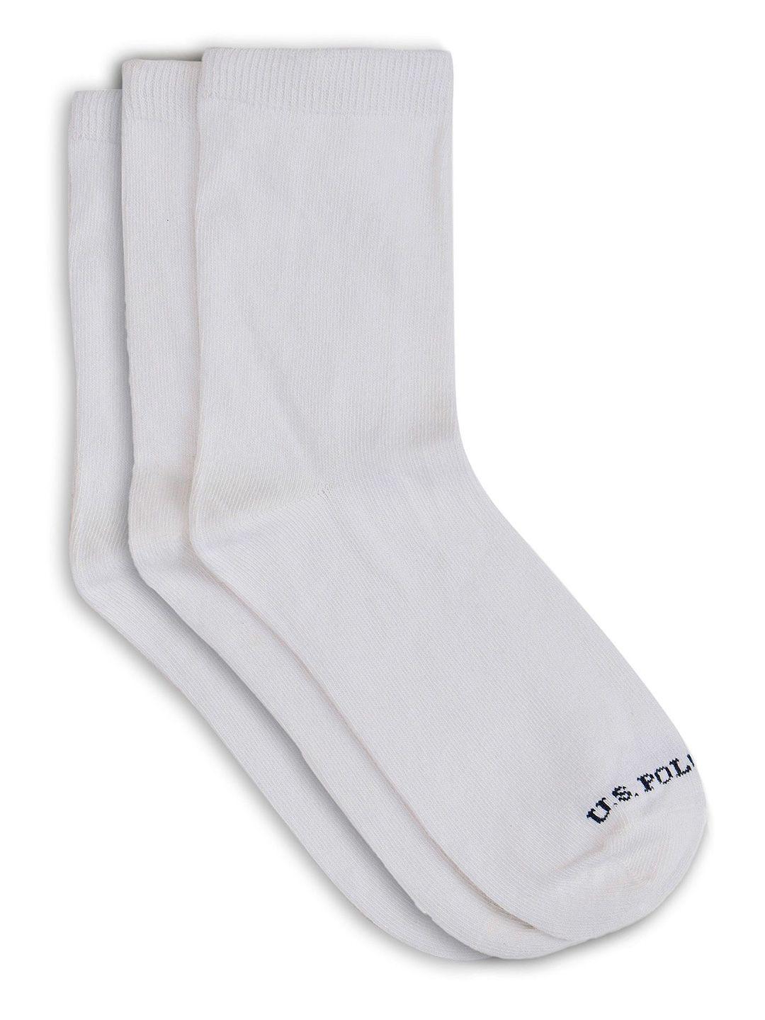 U.S. Polo Assn. Kids Pack Of 3 Mid Calf-Length Socks