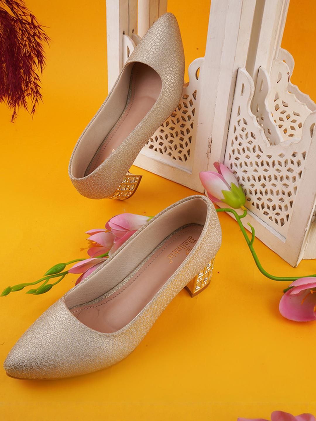 Dollphin Women Gold Heels-picture-22