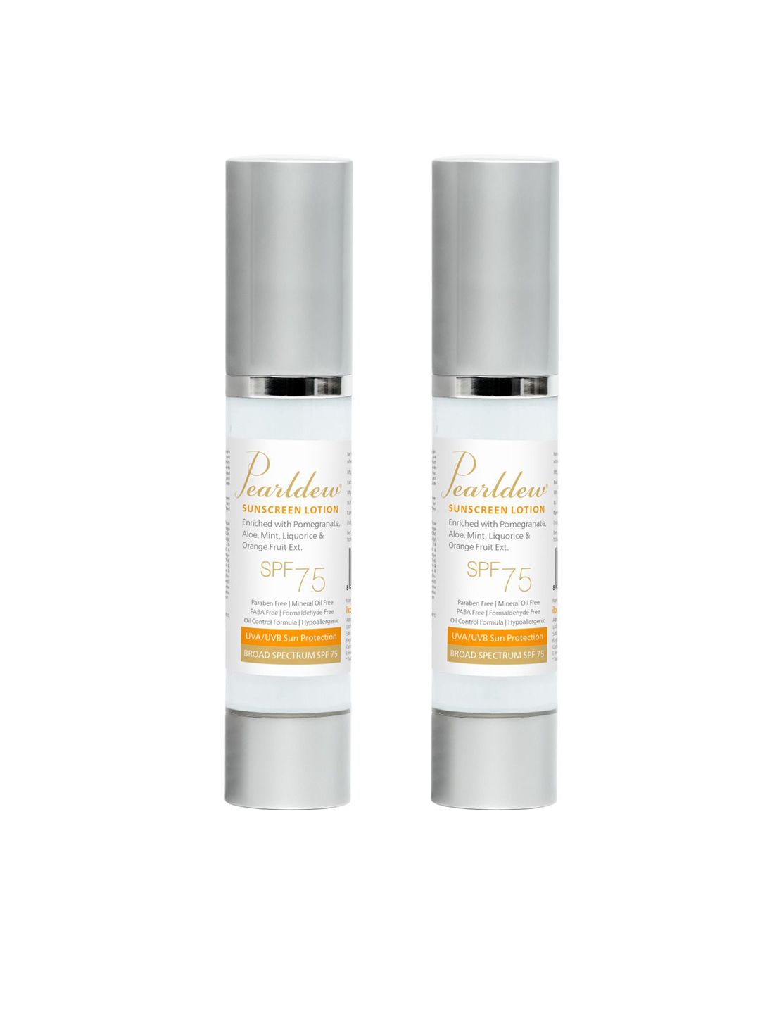 Pearldew Set Of 2 Sunscreen Lotion With SPF 75- 50 ml Each-image-30