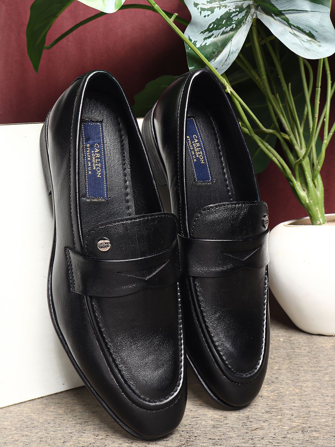 Carlton London Men Leather Formal Loafers-picture-40