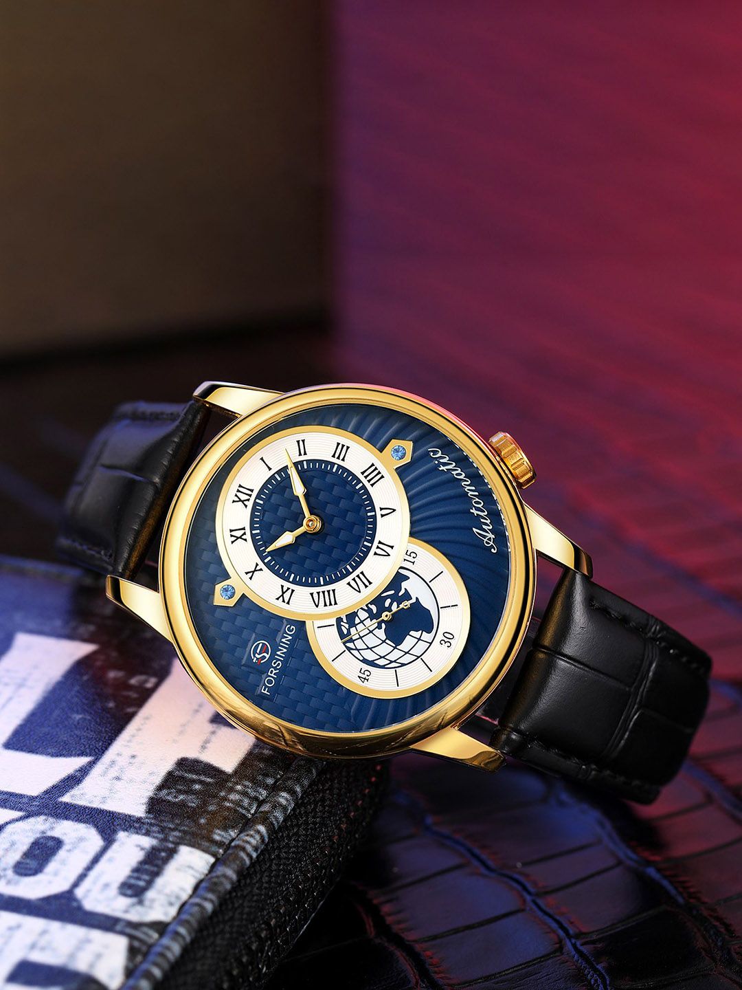 FORSINING Men Dial & Leather Straps Analogue Watch FSG8201M3G3-picture-35