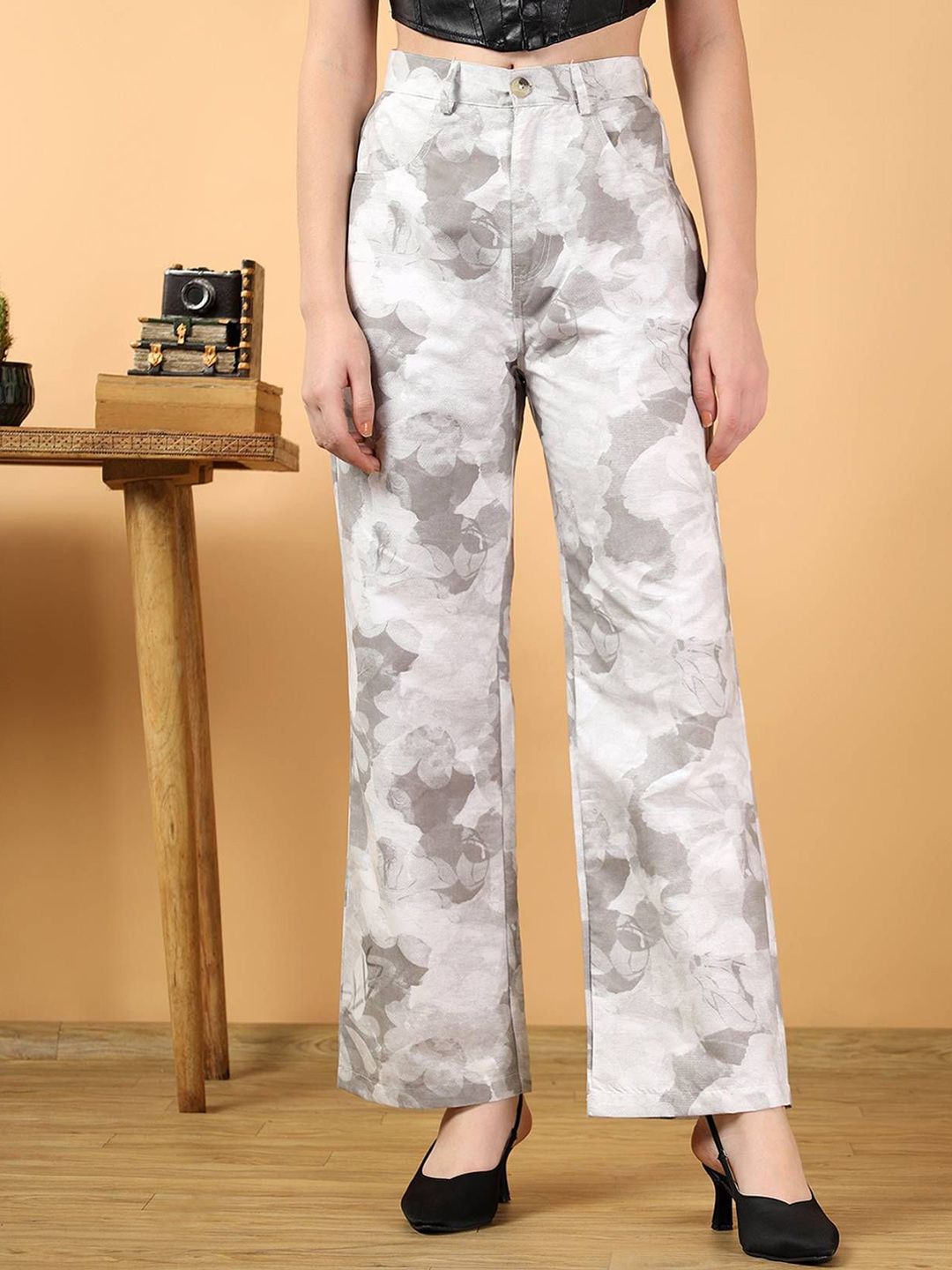 Stylecast X Kotty Women Floral Printed Relaxed High-Rise Trousers-picture-47