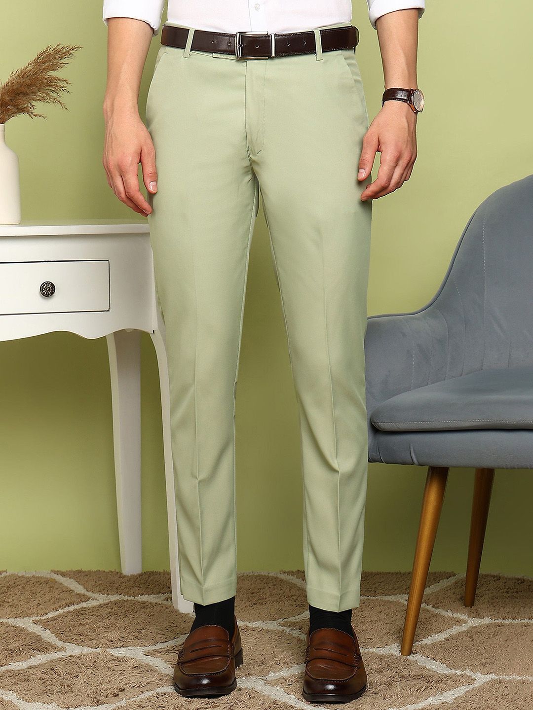 FUBAR Men Regular Fit Formal Trouser-picture-10