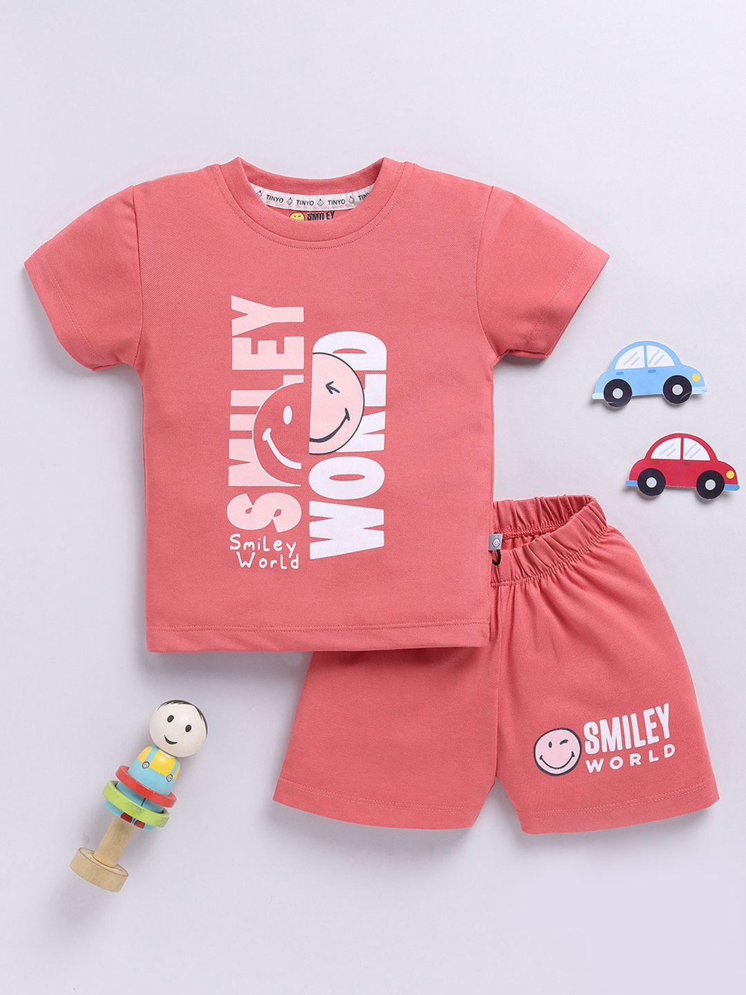 YK X Tinyo Boys Printed T-shirt & Shorts-picture-17