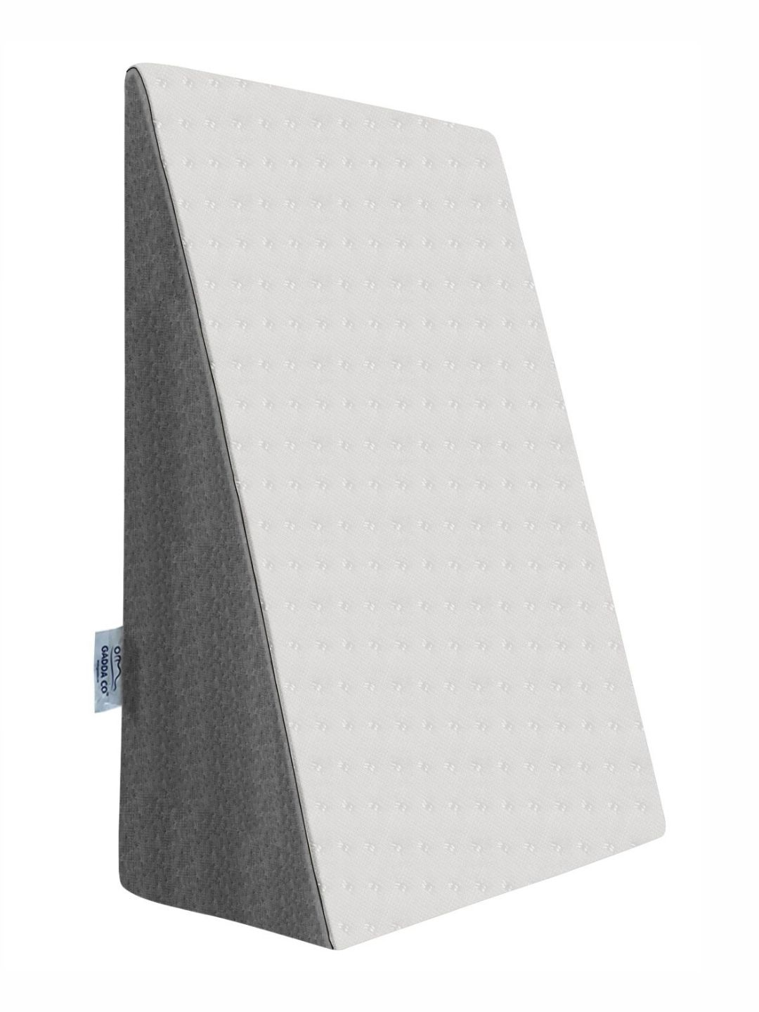 GADDA CO Grey Memory Foam Filled Cotton Lightweight Maternity Pillow-image-39