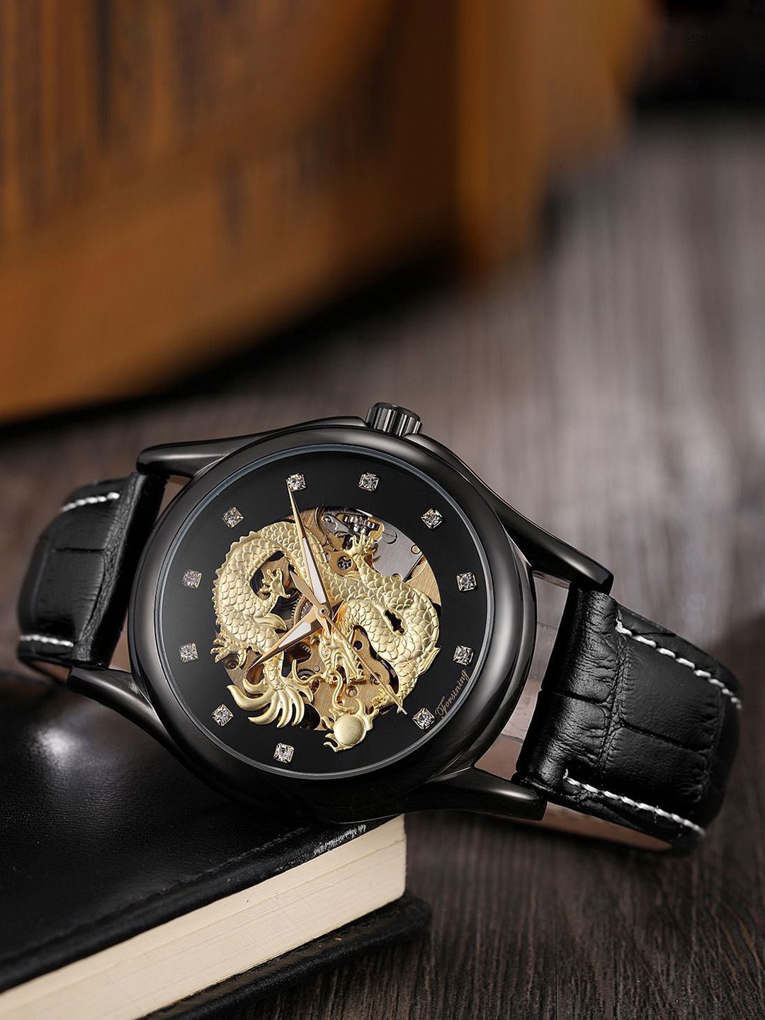 FORSINING Men Dial & Leather Straps Analogue Watch FSG8151M3B1-picture-26