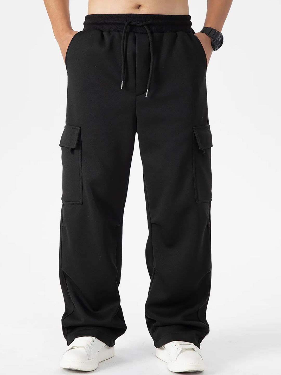 The Modern Soul Men Cotton Loose-Fit Track Pant