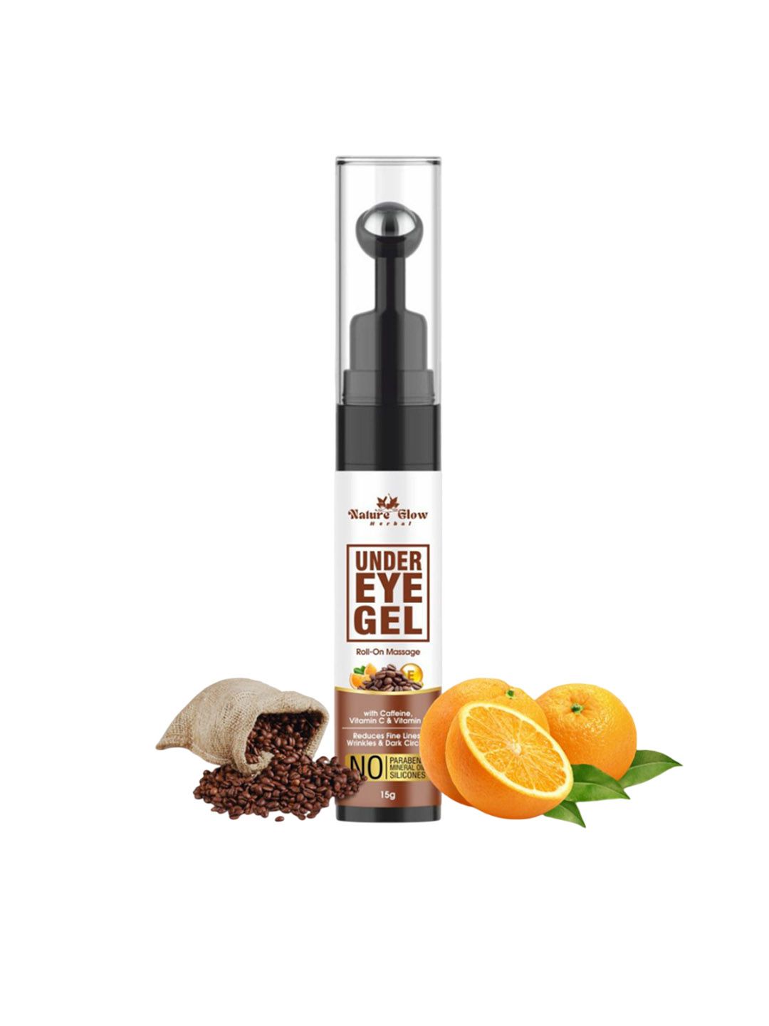 Nature Glow Herbal Under Eye Gel- Roll On With Caffeine -15g-picture-27