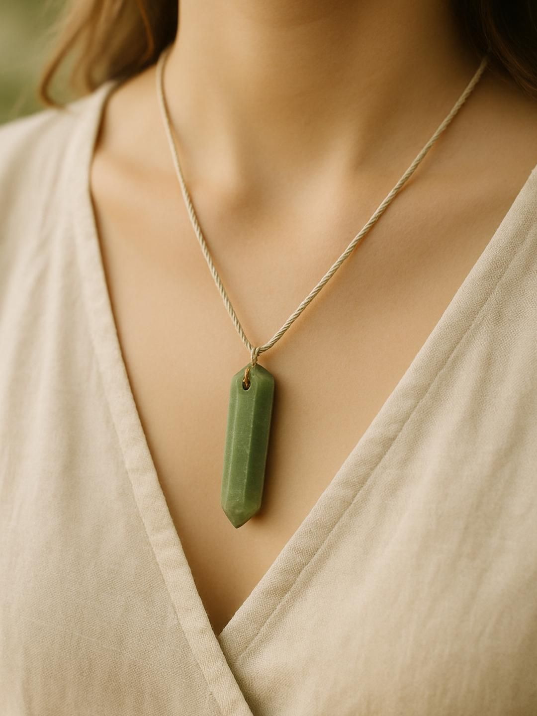 Zhupuk Unisex Green Pendant-picture-40