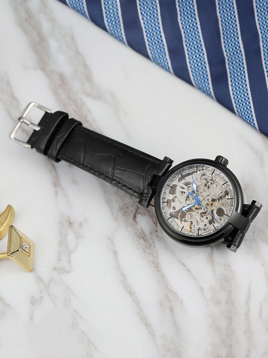 FORSINING Men Dial & Leather Straps Analogue Watch FSG8160M3B2-picture-11