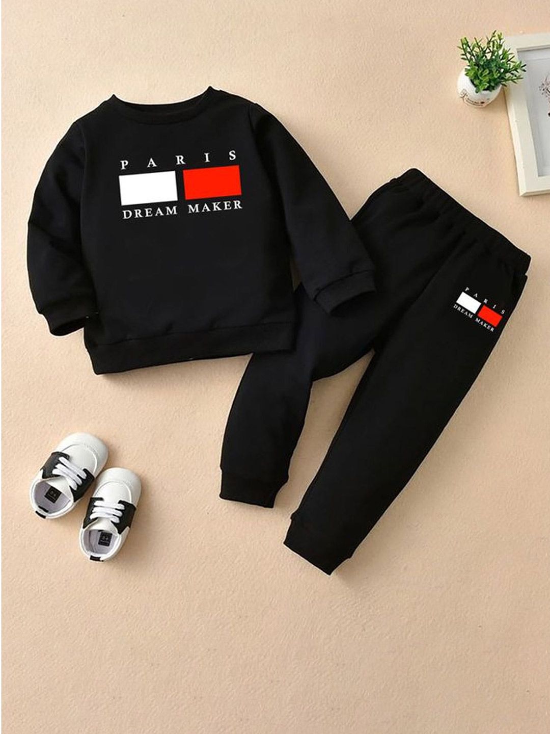 BILLYBALL Kids Printed Pure Cotton Sweatshirt With Jogger-picture-24