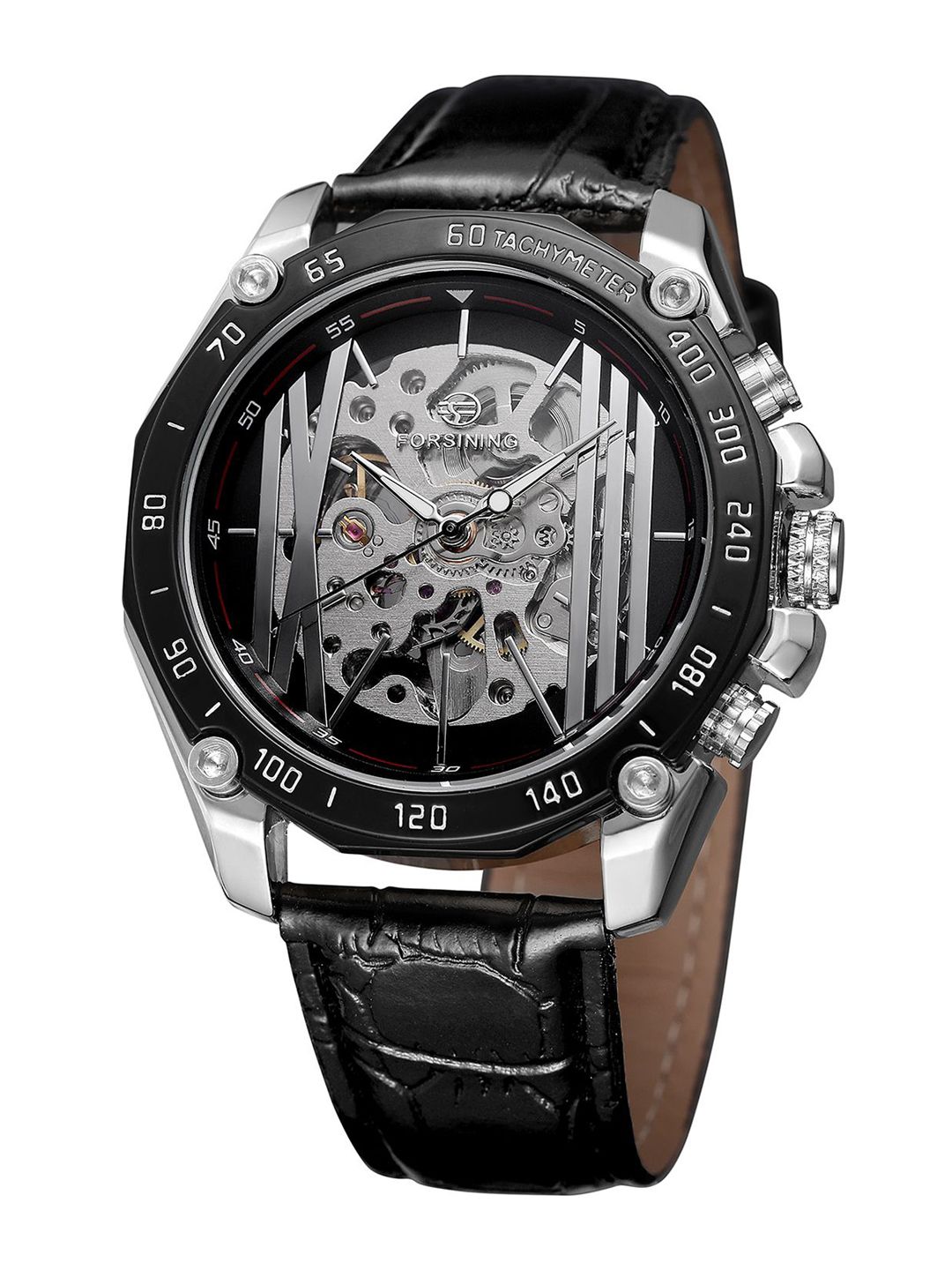 FORSINING Men Dial & Leather Straps Analogue Watch FSG8068M3T1-picture-36