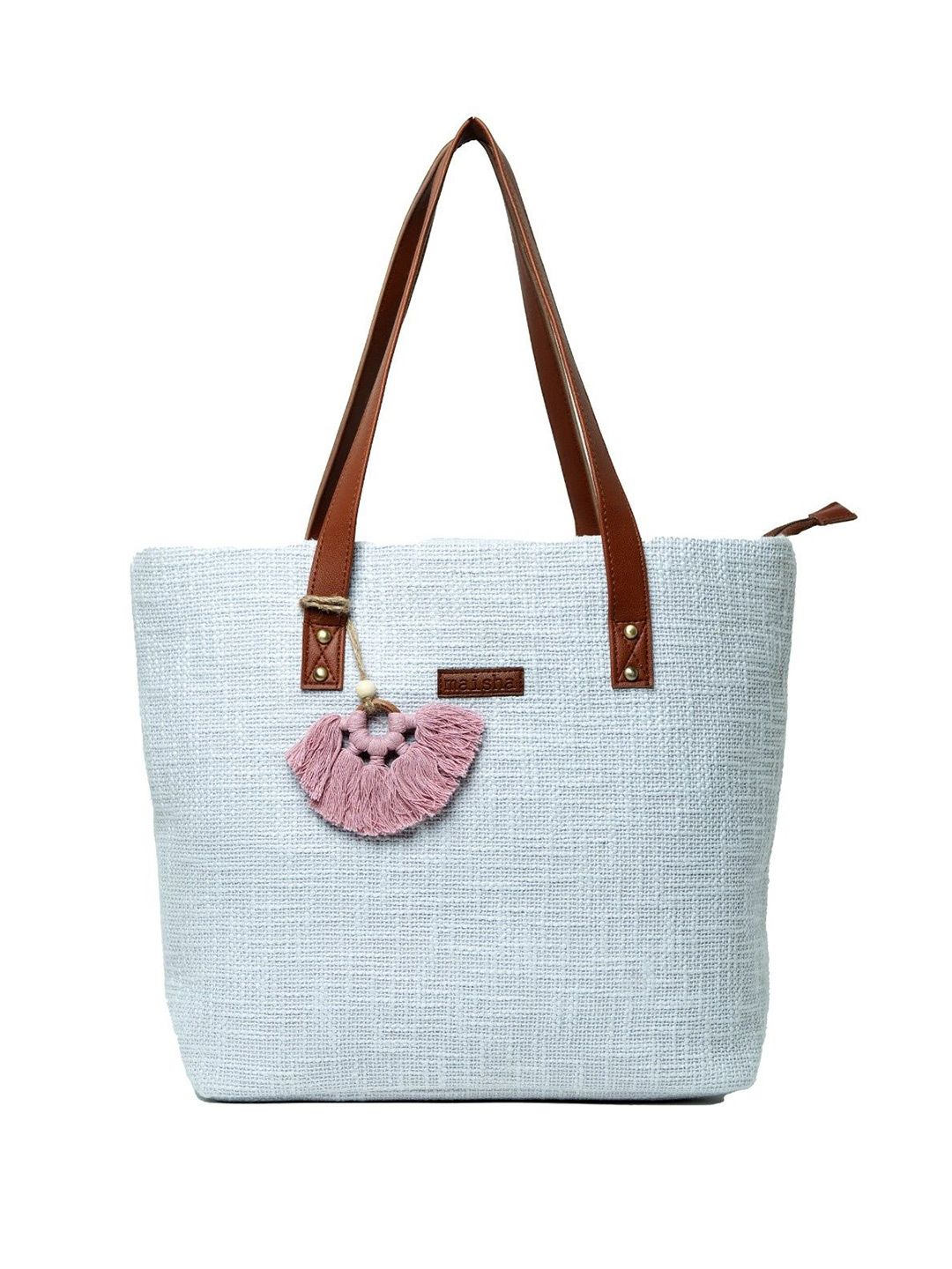 Maisha Textured Structured Tote Bag-picture-14
