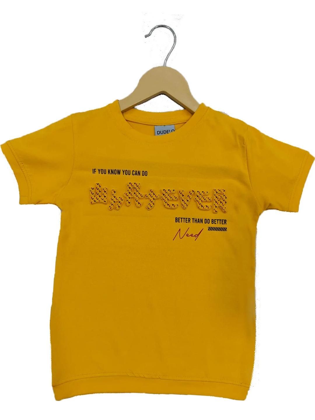 Little funky Unisex Yellow Tshirts-picture-53