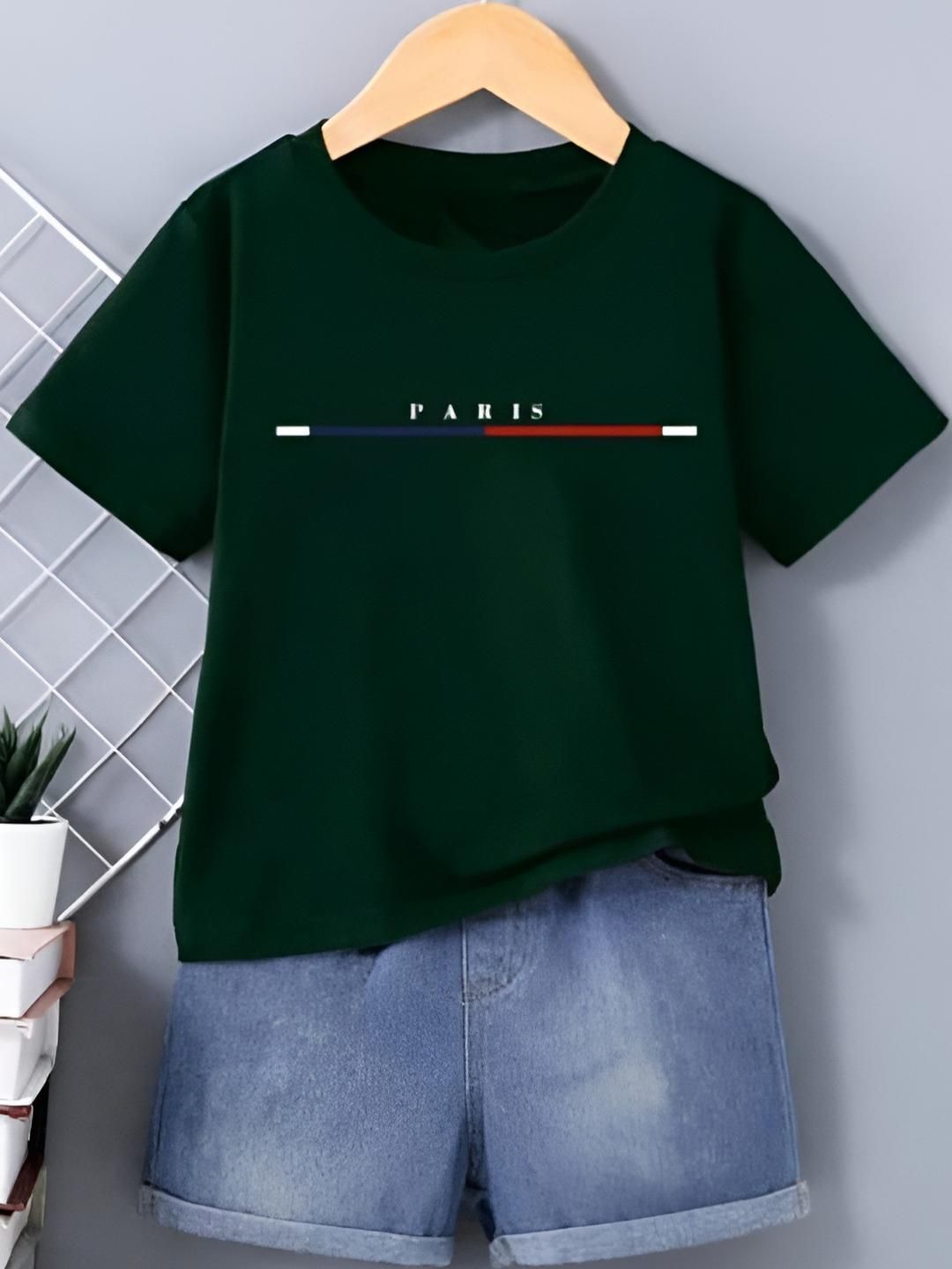 ELPIXIE FASHION Unisex Kids T-shirt with Shorts-picture-26